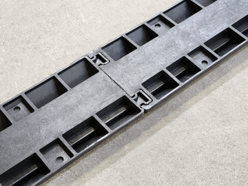 Zephyr Cable Cover Duct 15 Tonne Drive-over 2 Channel 1.0 Metre