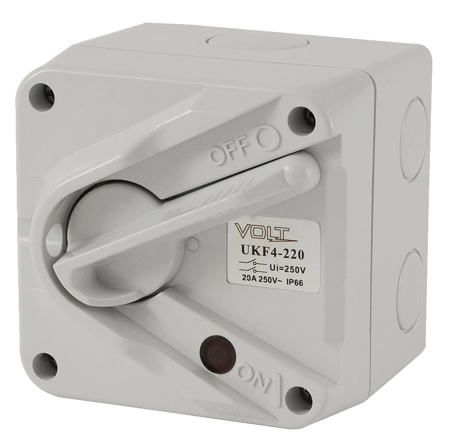 20 Amp Switch 2 Pole IP Series