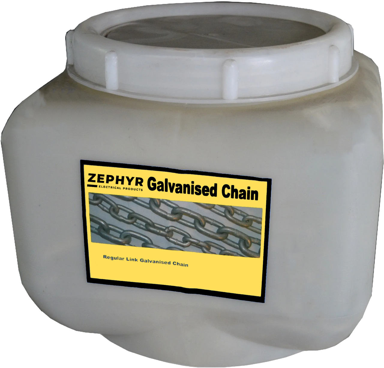 Welded Link Chain 25kg (145m) Pail