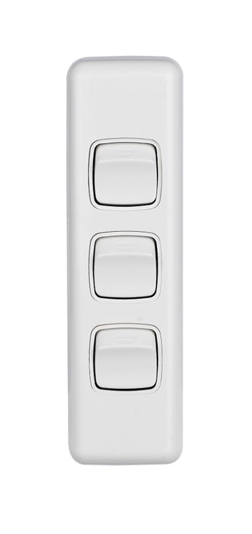 Architrave 3 Gang Switch