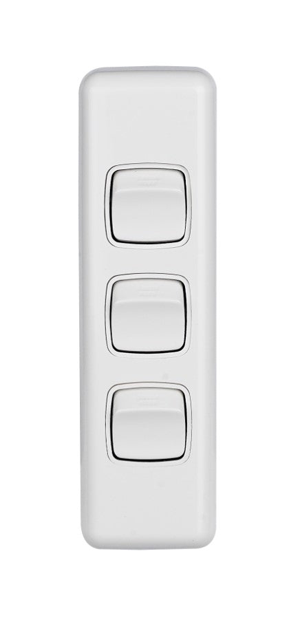 Architrave 3 Gang Switch