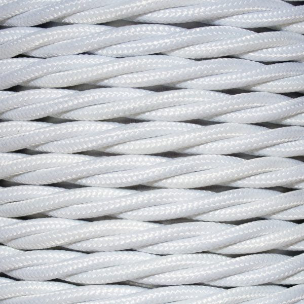 3C 0.75 Twisted Braid White