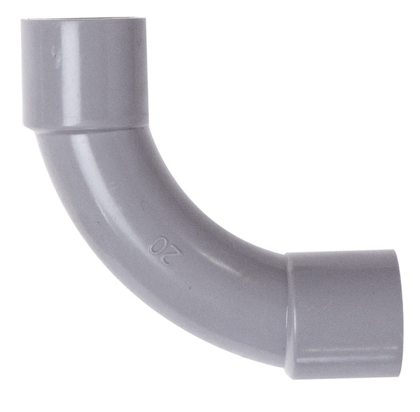 Conduit Standard Bend 20mm Grey