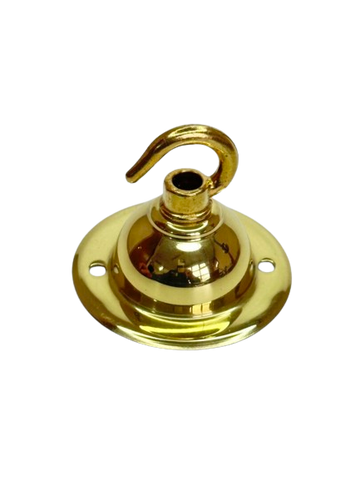 Chain Hook Ceiling Plate Brass