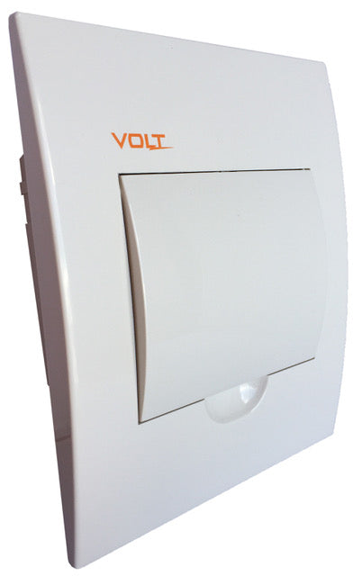 6 Way Distribution Board Flush Mounted