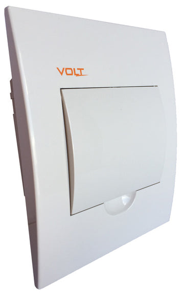 6 Way Distribution Board Flush Mounted