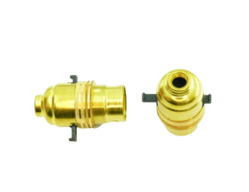 BC Brass 10mm Switch Lampholder
