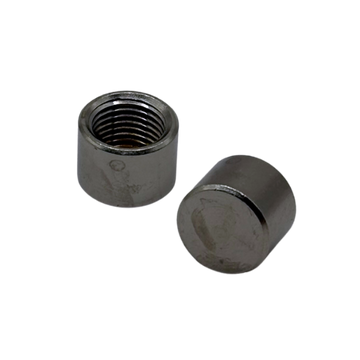 End Cap Plain Nickel 10mm