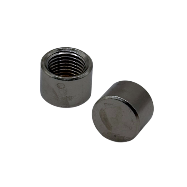 End Cap Plain Nickel 10mm