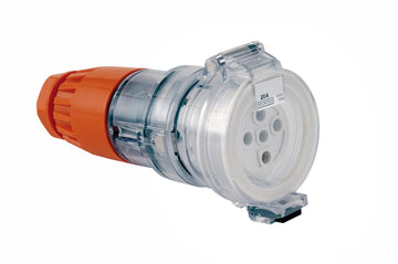 16 Amp Cord Connector 5 x Round Pins IP66