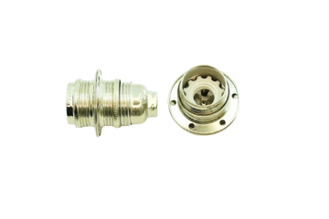 SES Nickel 10mm Lampholder