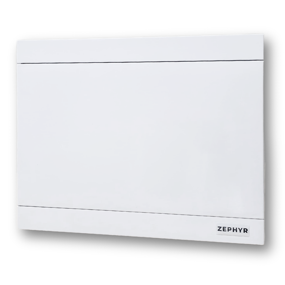 Zephyr SD-Series Distribution Board 12 Pole Flush Single Door