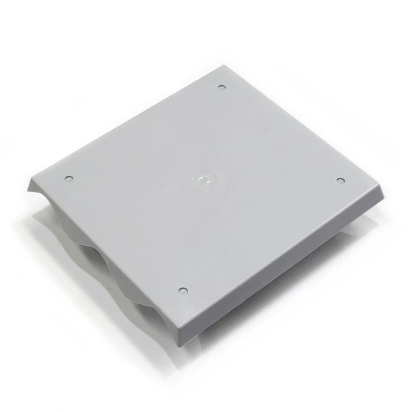 Zephyr Large Corrugated Mounting Block Grey