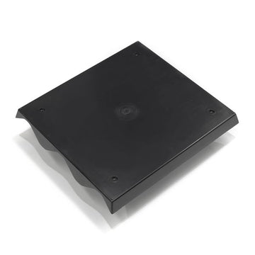 Zephyr Large Corrugated Mounting Block Black
