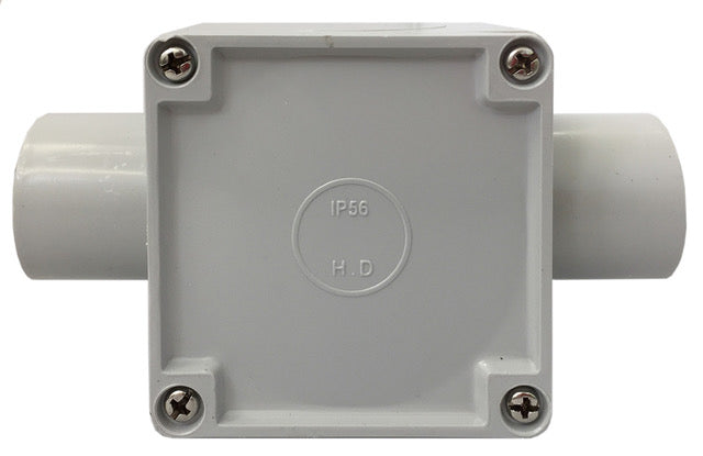 Conduit Box 32mm 2 Way Grey