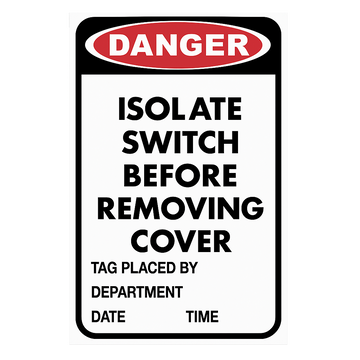 Isolate Switch Before Remove