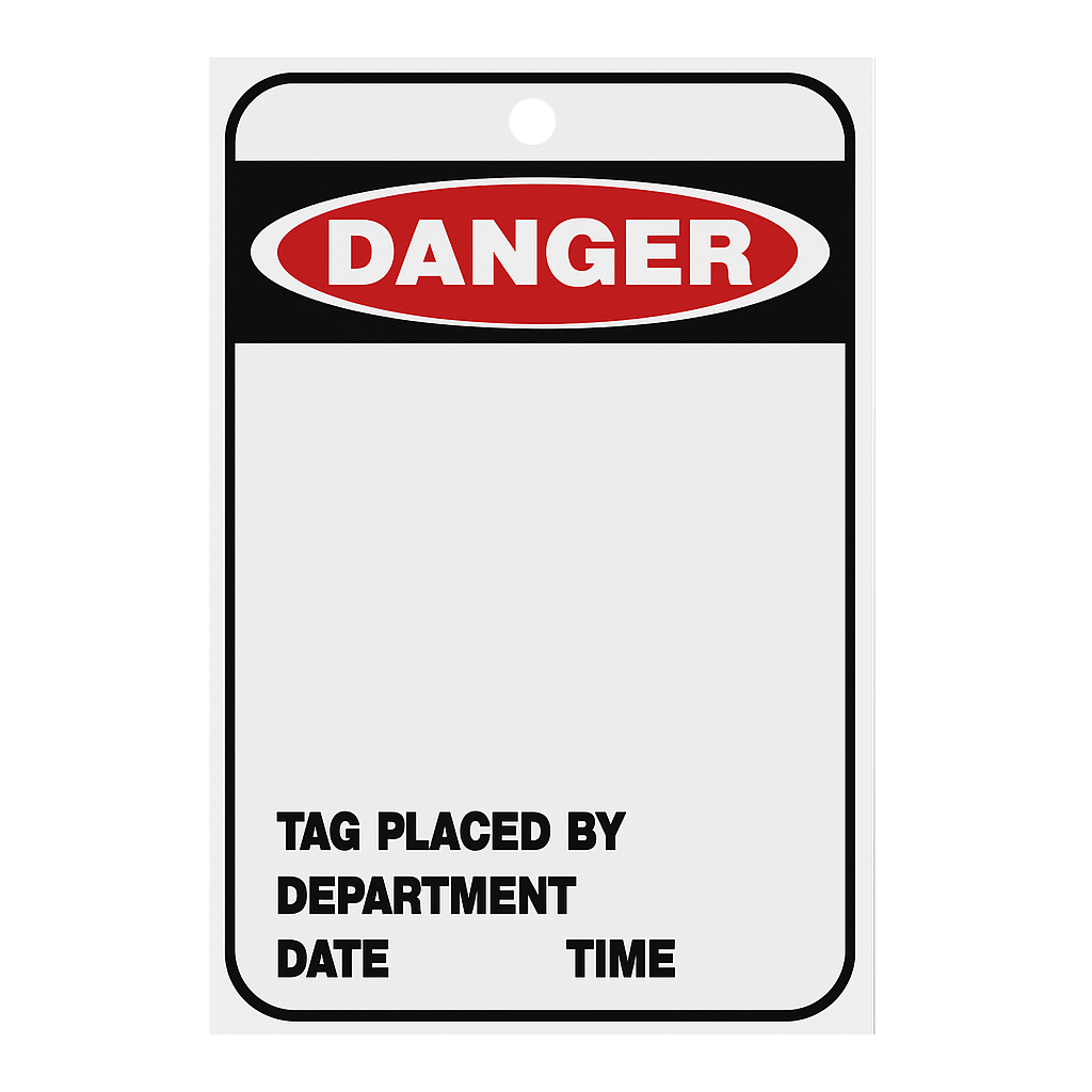 Danger Tag - blank
