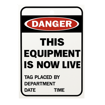 This Equipment is now Live