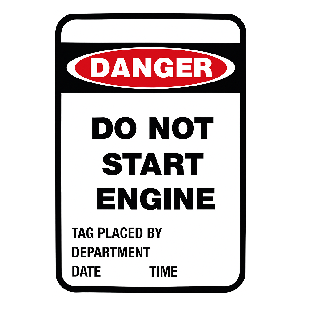 Do Not Start Engine