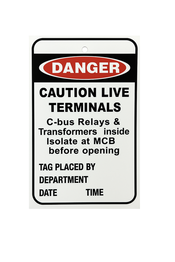 Caution Live Terminals