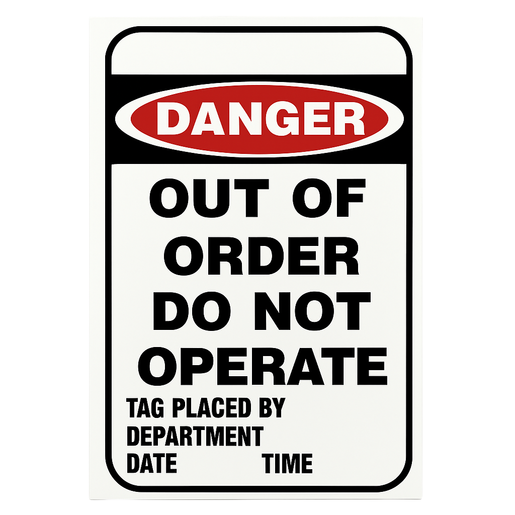 Out of Order - Do Not Operate