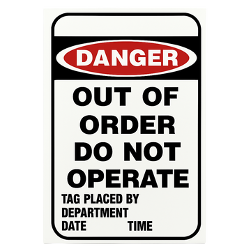 Out of Order - Do Not Operate