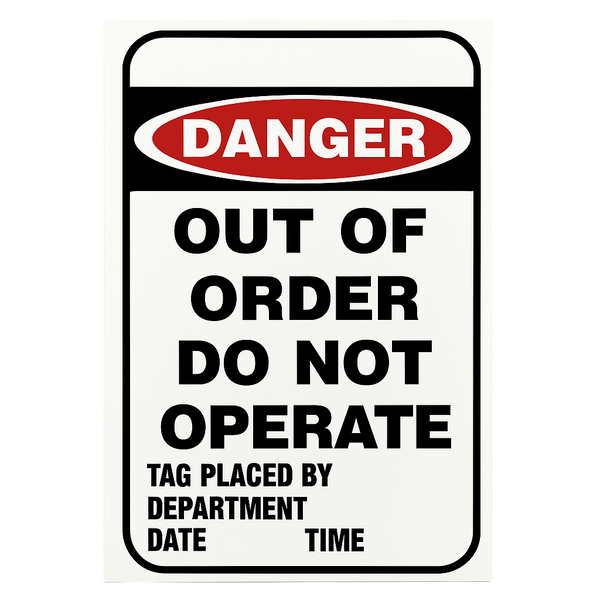 Out of Order - Do Not Operate