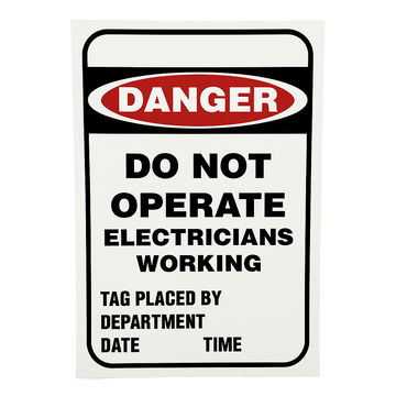 Do Not Operate - Electricians