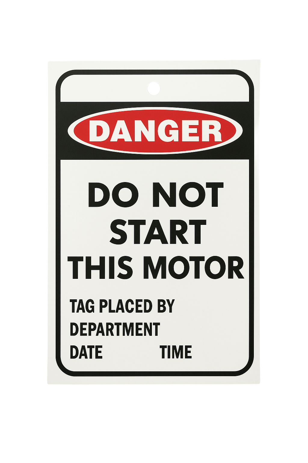 Do Not Start this Motor