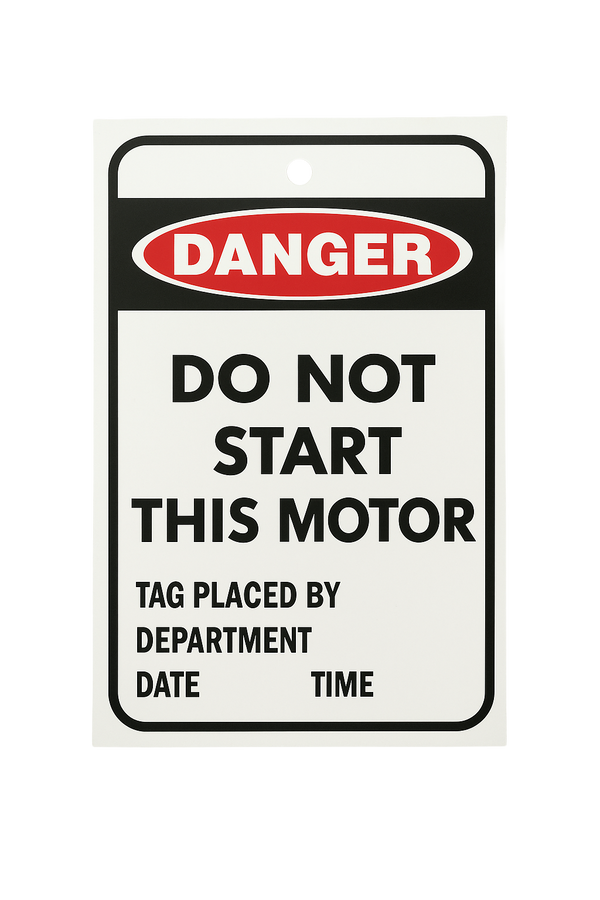 Do Not Start this Motor