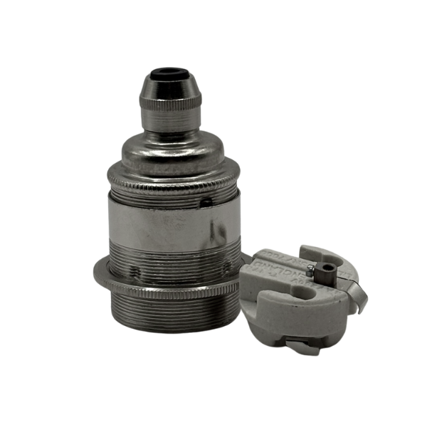 ES Nickel Cordgrip Lampholder
