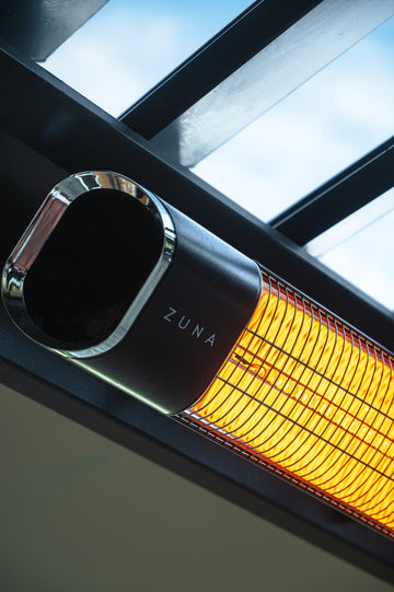Zuna 2 KW Carbon Infrared Heater Fixed Black