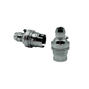 BC Chrome Cordgrip Lampholder