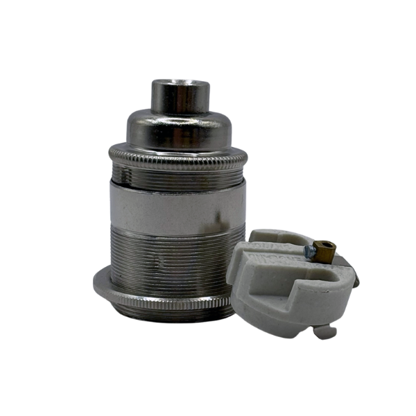 ES Nickel 1/2" Lampholder