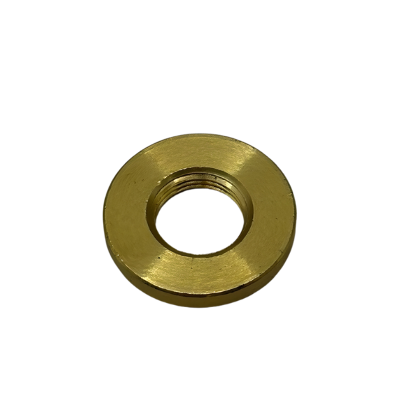Ring Nut 1/2" Brass Rounded
