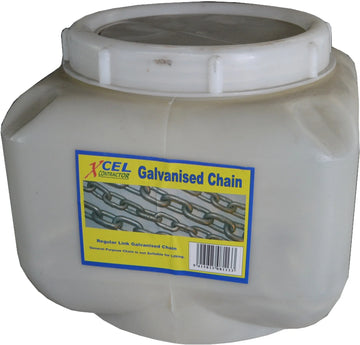 Welded Link Chain 25kg (145m) Pail