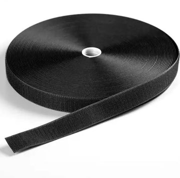 Zephyr Hook & Loop Tape 12mm x 25 metre Black