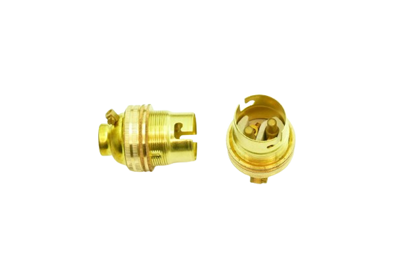 BC Brass 13mm Lampholder