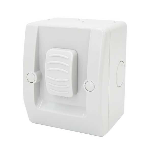 Switch - Single Grey 16amp Waterproof IP56