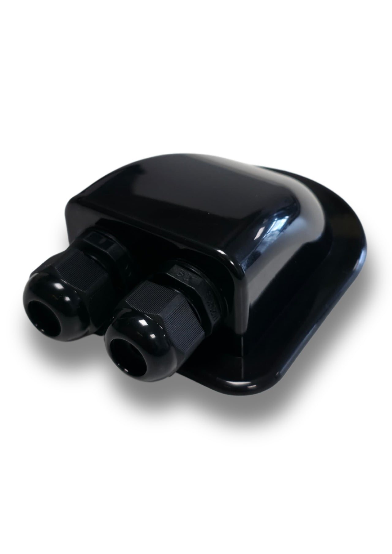 Zephyr Cable Entry Box Black Double
