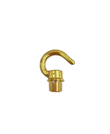 Male Hook Brass 1/2