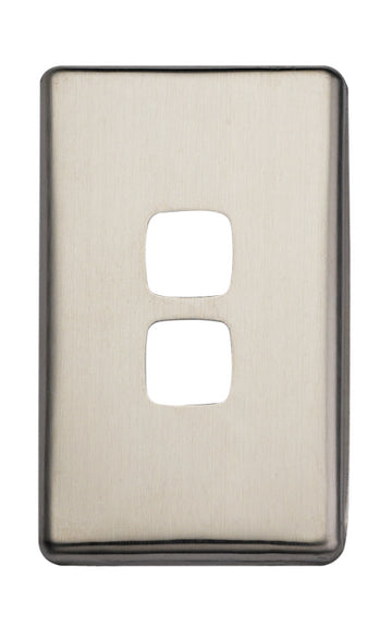 2 Gang Stainless Cover Plate