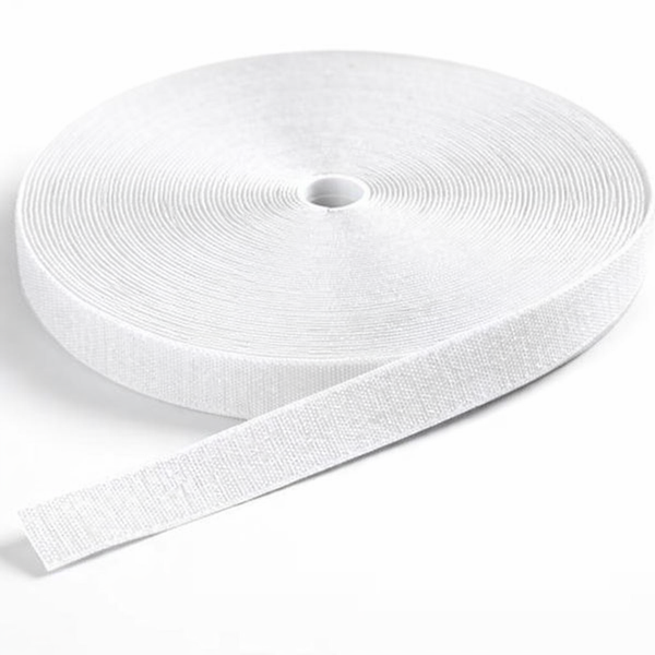 Zephyr Hook & Loop Tape 12mm x 25 metre White