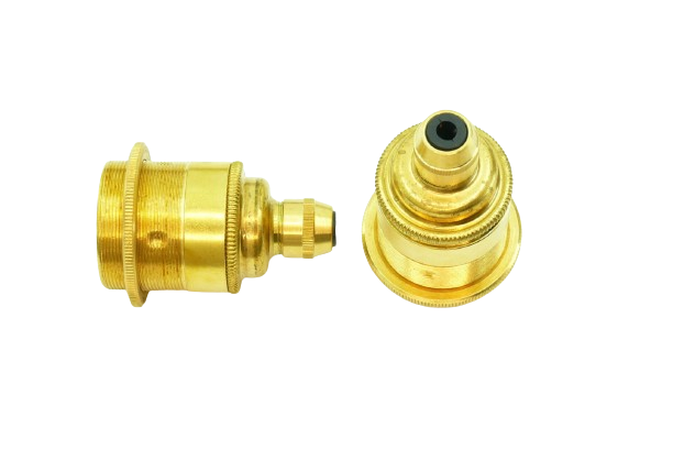 ES Brass Cordgrip Lampholder