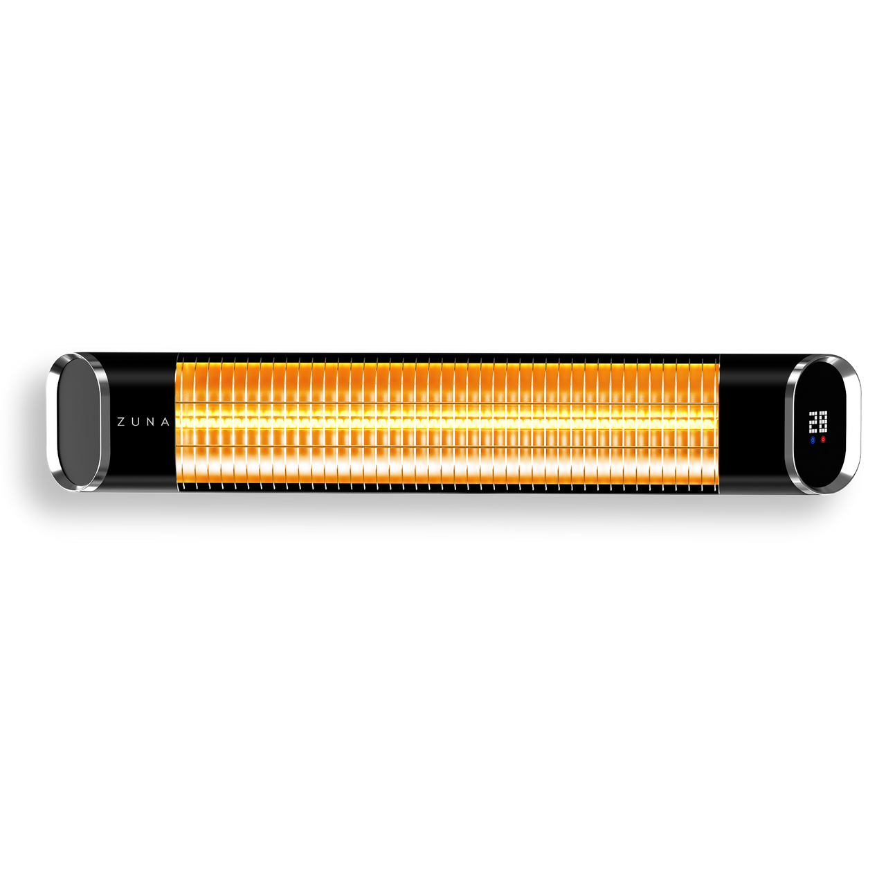 Zuna 2 KW Carbon Infrared Heater Fixed Black