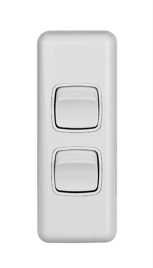 Architrave 2 Gang Switch