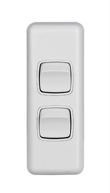 Architrave 2 Gang Switch