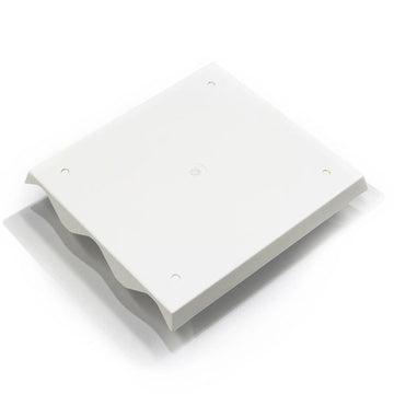 Zephyr Large Corrugated Mounting Block White