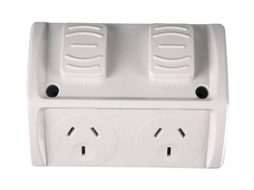 15 Amp Double Power Point IP Series