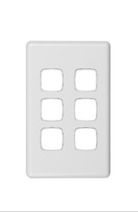 6 Gang Grid & Plate Only